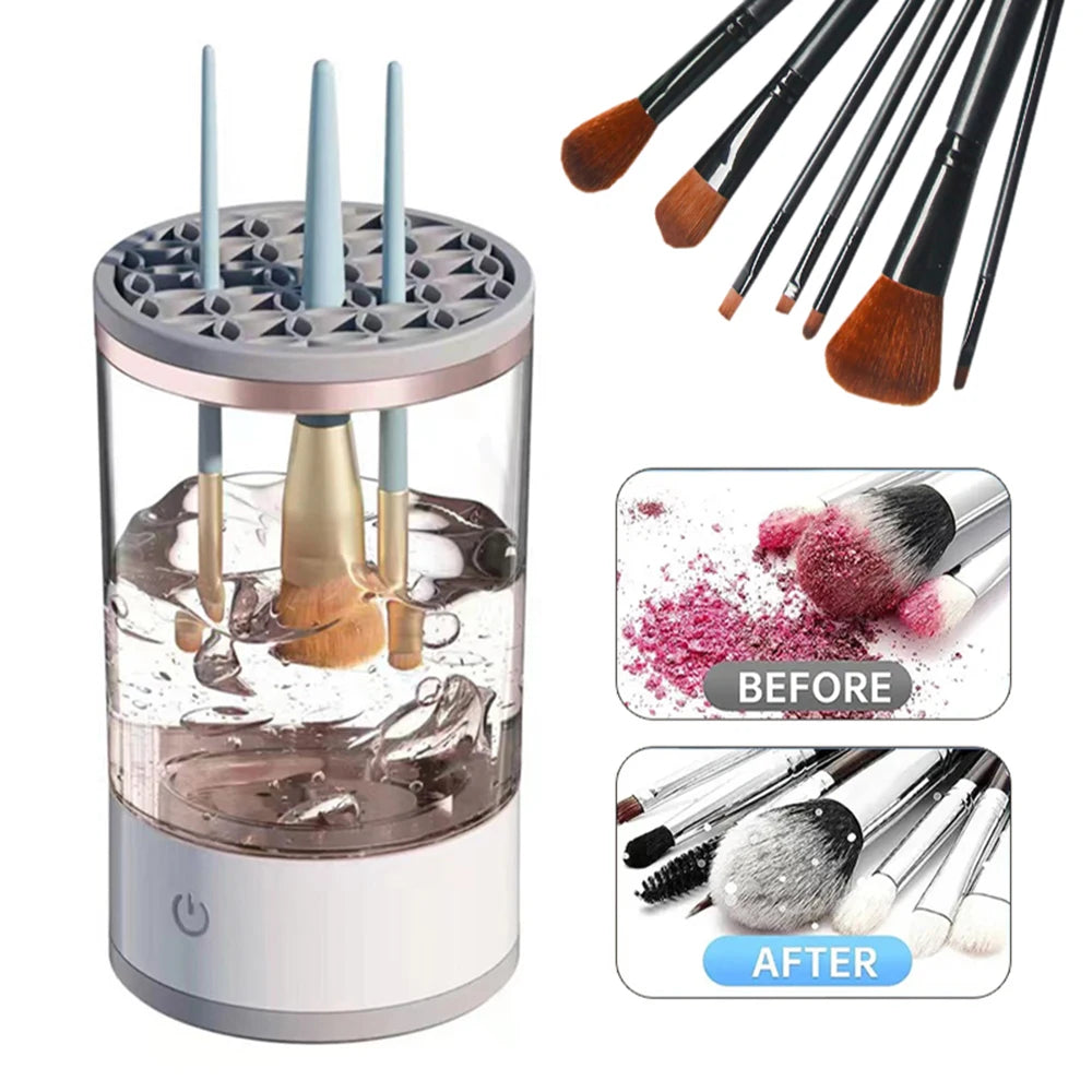 3-in-1 Electric Makeup Brush Cleaner