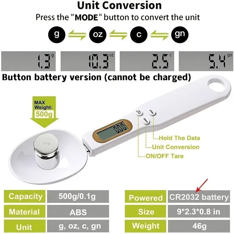 Digital Spoon Scale Mini Kitchen Tool