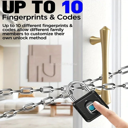 Waterproof Smart Fingerprint Padlock